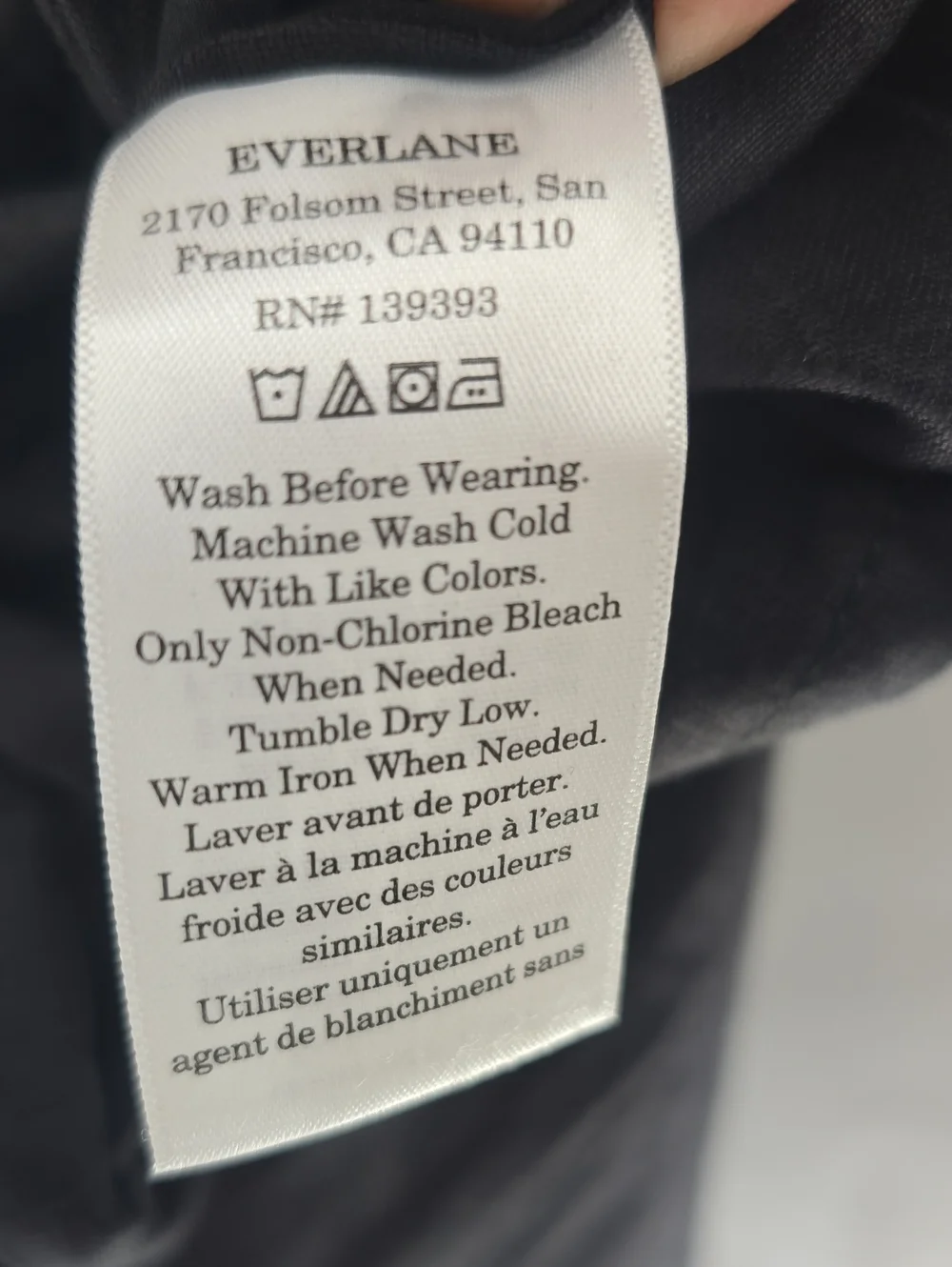 Everlane Black Linen Wide Leg Jumpsuit